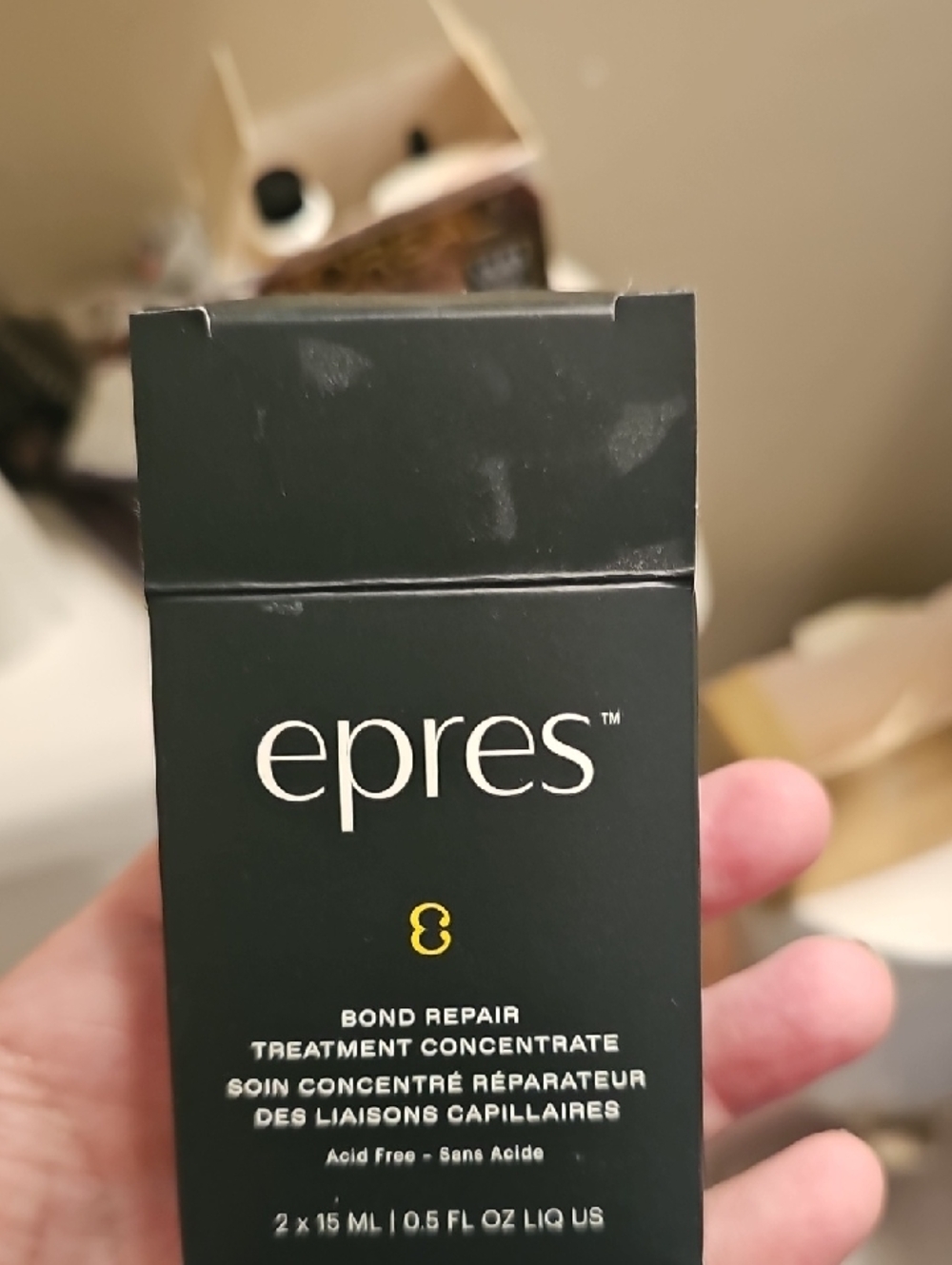 epres Bond Repair Treatment Concentrate — Black & Gold Packaging